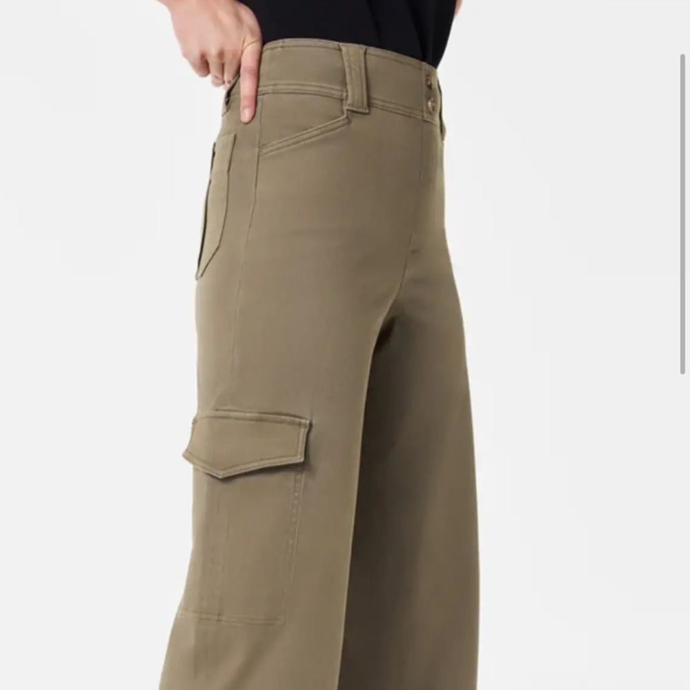 SPANX STRETCH TWILL CROPPED PANT NWT
